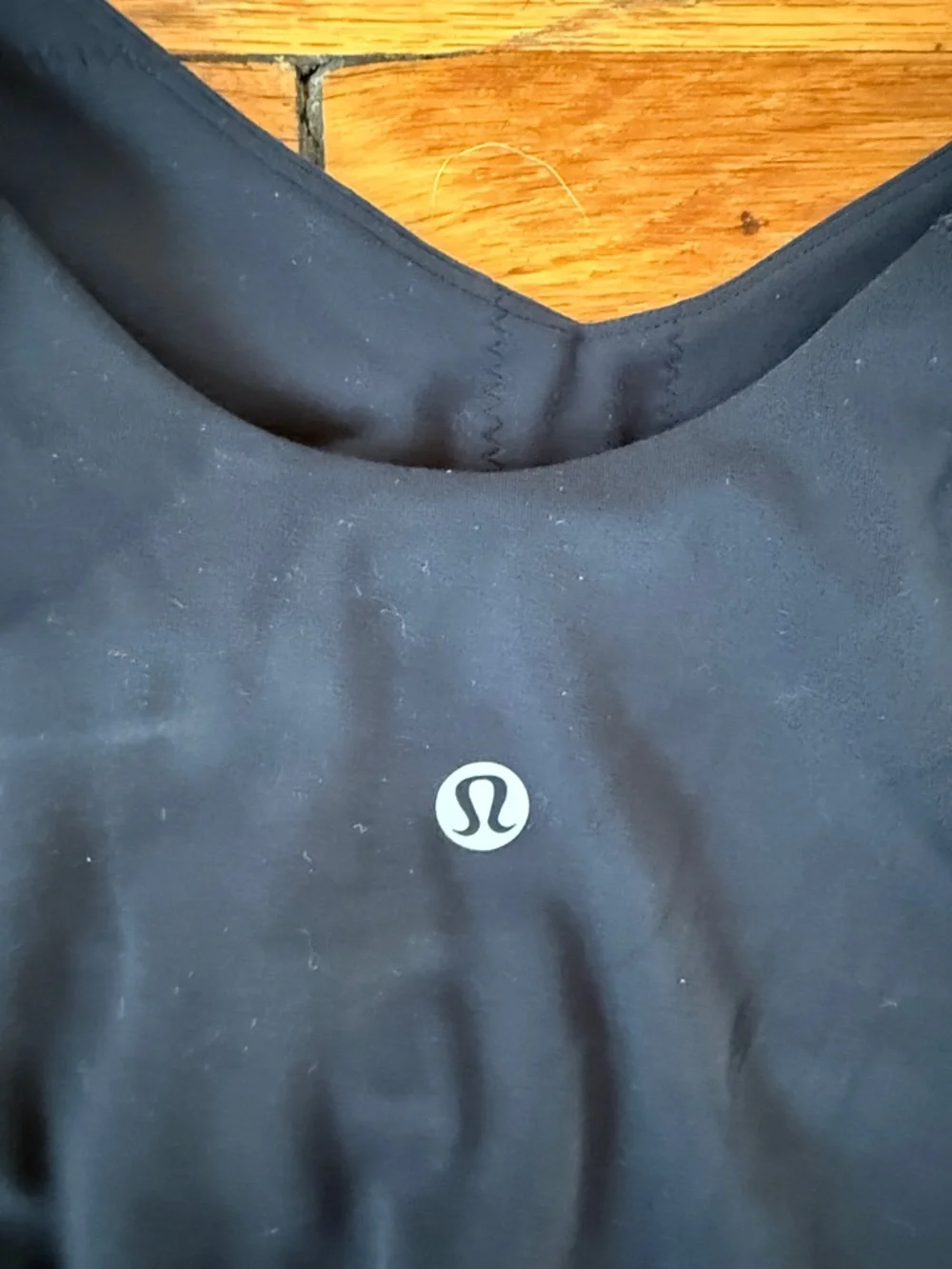 Lululemon Black V-Neck Cropped Cami Top - Picture 3 of 5